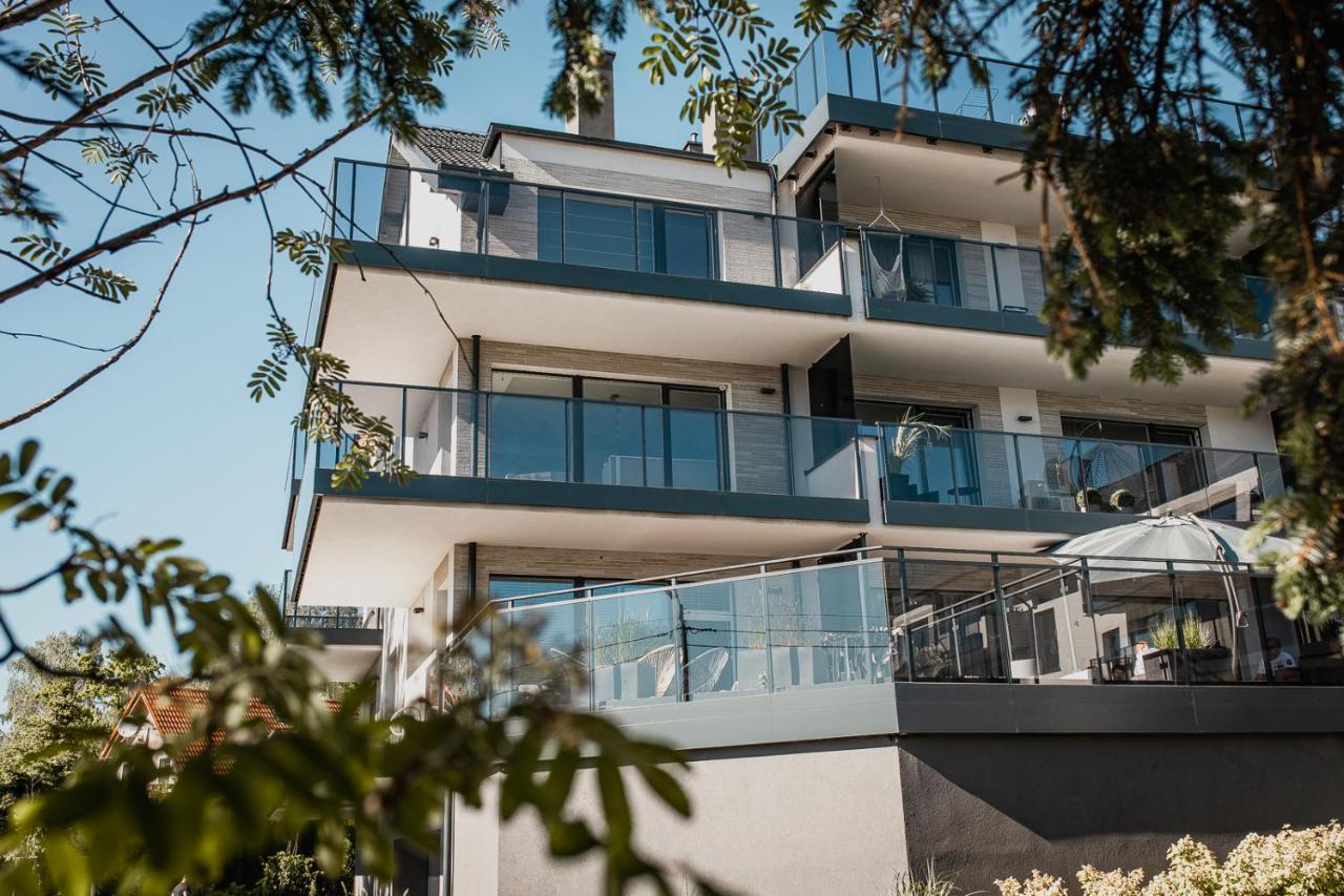 Apartament Villa Klar Ostroda Bagian luar foto