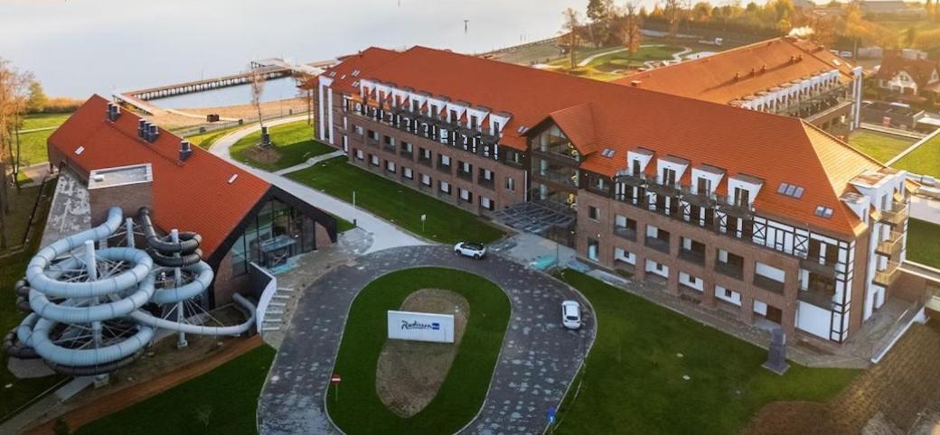 Apartament Villa Klar Ostroda Bagian luar foto