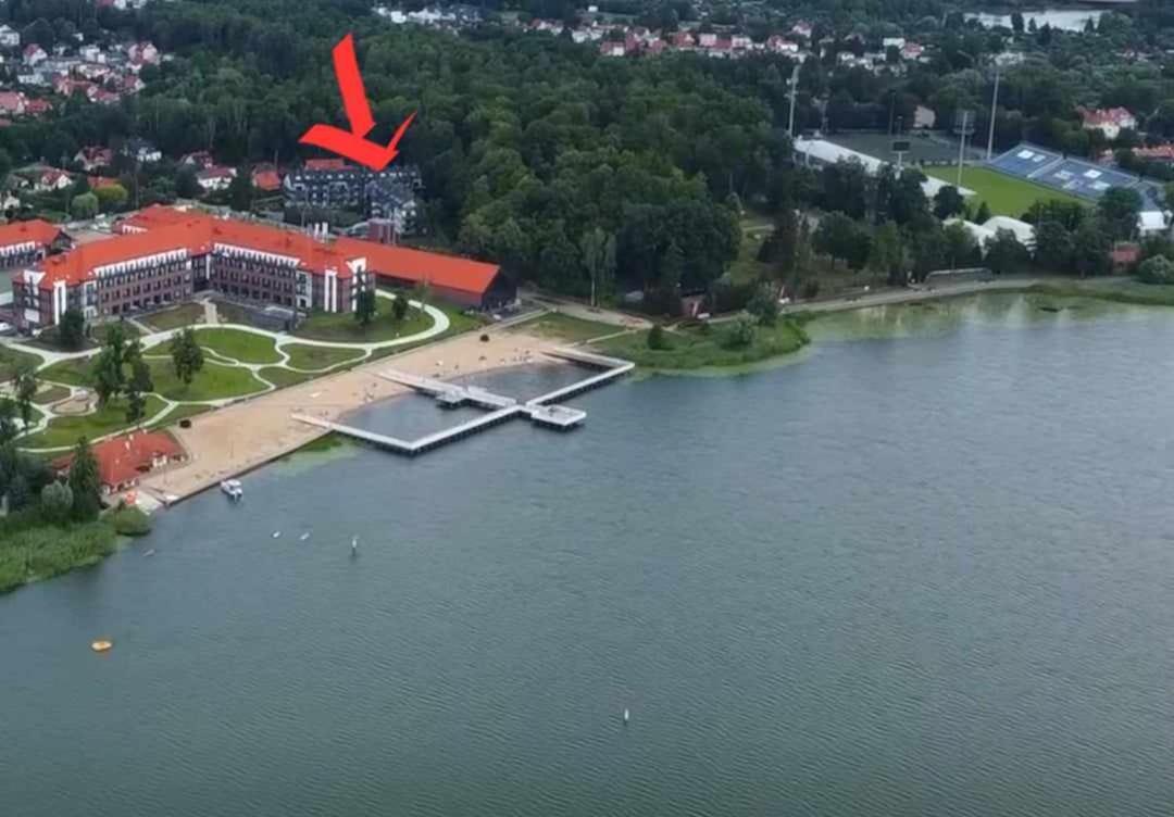 Apartament Villa Klar Ostroda Bagian luar foto