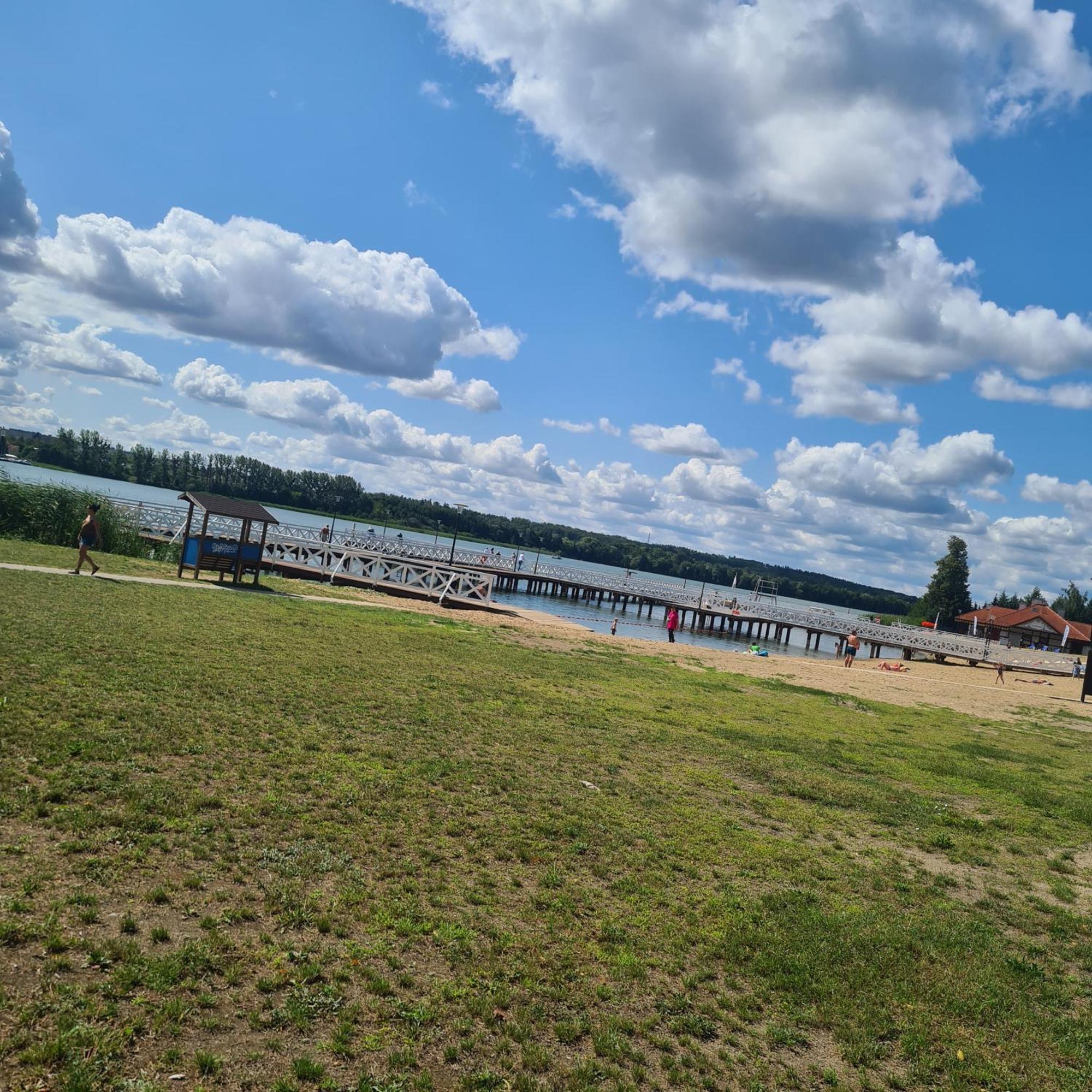 Apartament Villa Klar Ostroda Bagian luar foto